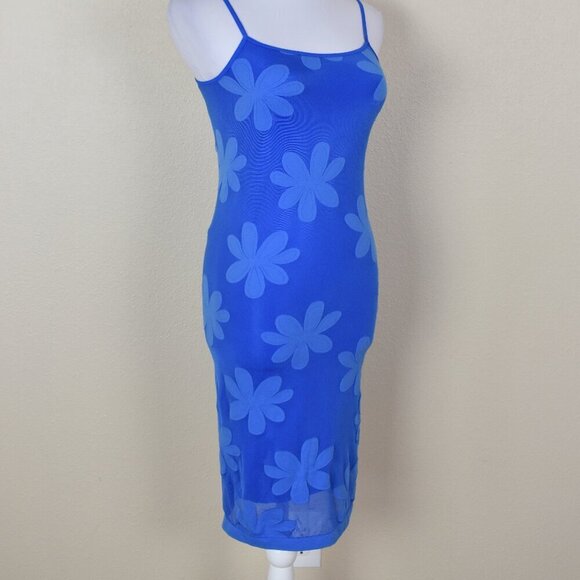 Wolford Floral Flower Slip Bodycon Sheath Dress - S - Picture 9 of 11